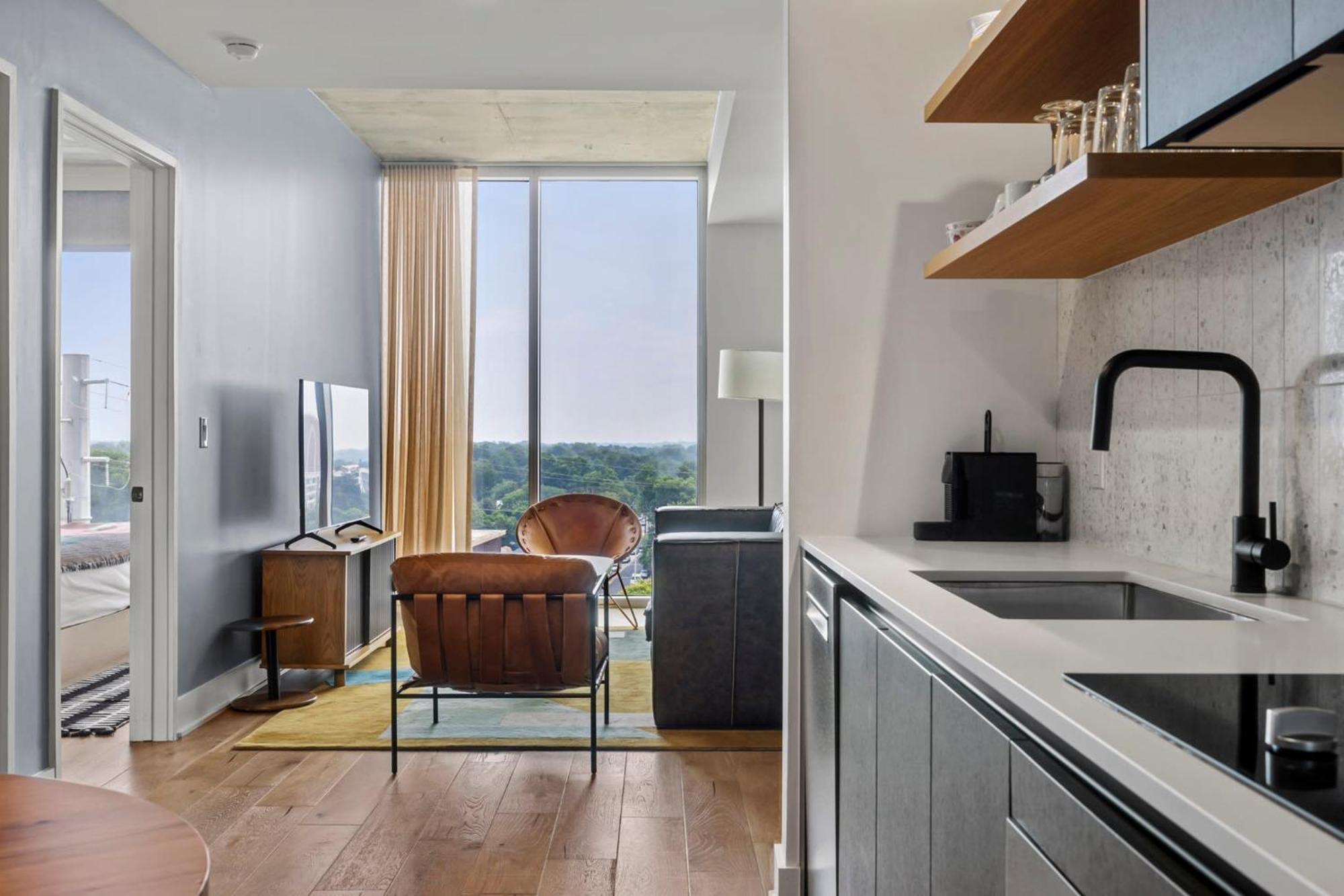 Modern 1Br Condo On Rainey St With Pool And Views Austin Luaran gambar