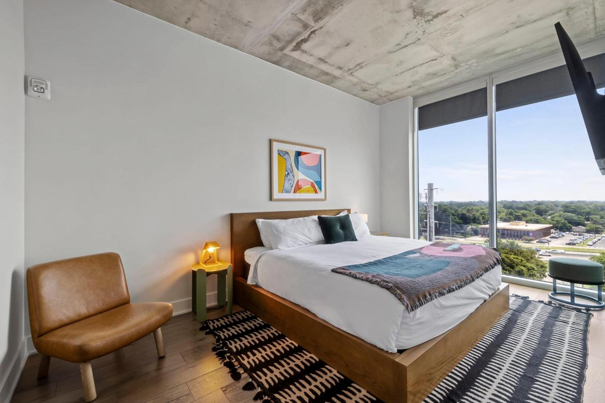 Modern 1Br Condo On Rainey St With Pool And Views Austin Luaran gambar